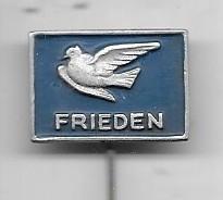 FRIEDEN DUIVEN DIEREN VOGEL SPELD, Verzenden, Gebruikt, Dier of Natuur, Speldje of Pin
