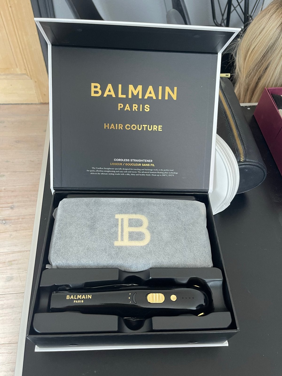 Balmain Cordless Stijltang - Nieuw in Doos, Ophalen of Verzenden, Nieuw, Krultang of Stijltang