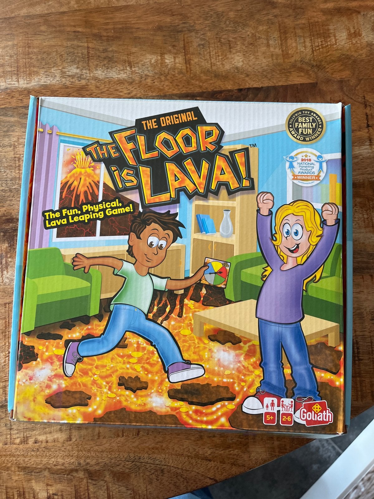 The Floor is Lava! - Het originele spel, Drie of vier spelers, Ophalen of Verzenden, Zo goed als nieuw