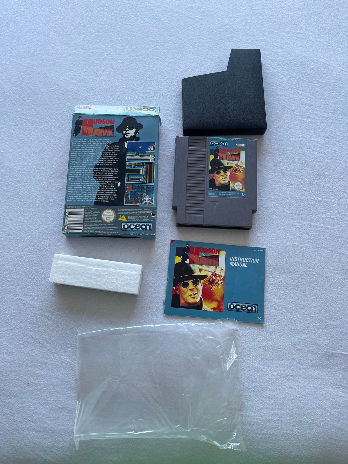 Hudson Hawk NES - Compleet met doos en handleiding, Avontuur en Actie, Gebruikt, 1 speler, Ophalen of Verzenden