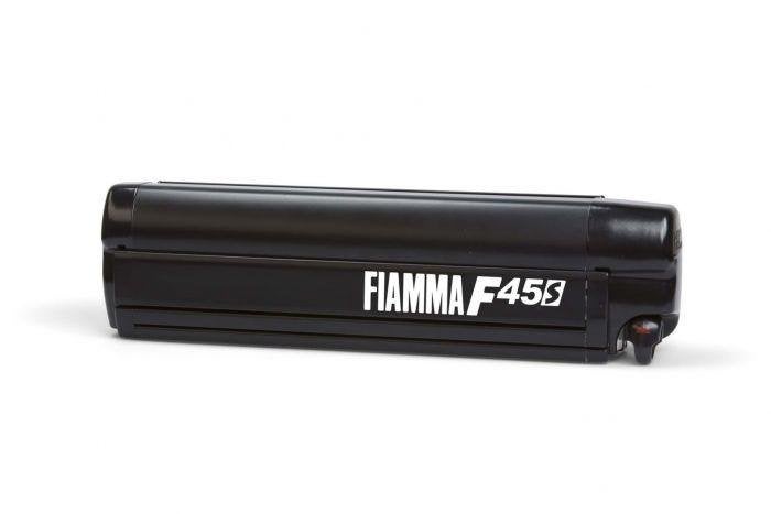 Fiamma F45s Deep Black 260x200 Royal Grey cassetteluifel, Ophalen, -, Nieuw, -