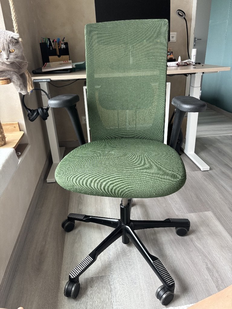 Hag Futu 1200 Ergonomische Bureau Stoel, Ophalen, Zo goed als nieuw, Bureaustoel, Groen