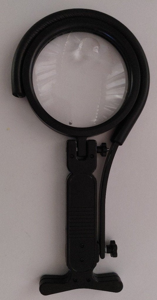 Hals- of tafelvergrootglas, loep voor lezen, naaien, e.d., Ophalen of Verzenden, Gebruikt, Vergrootglas of Loep