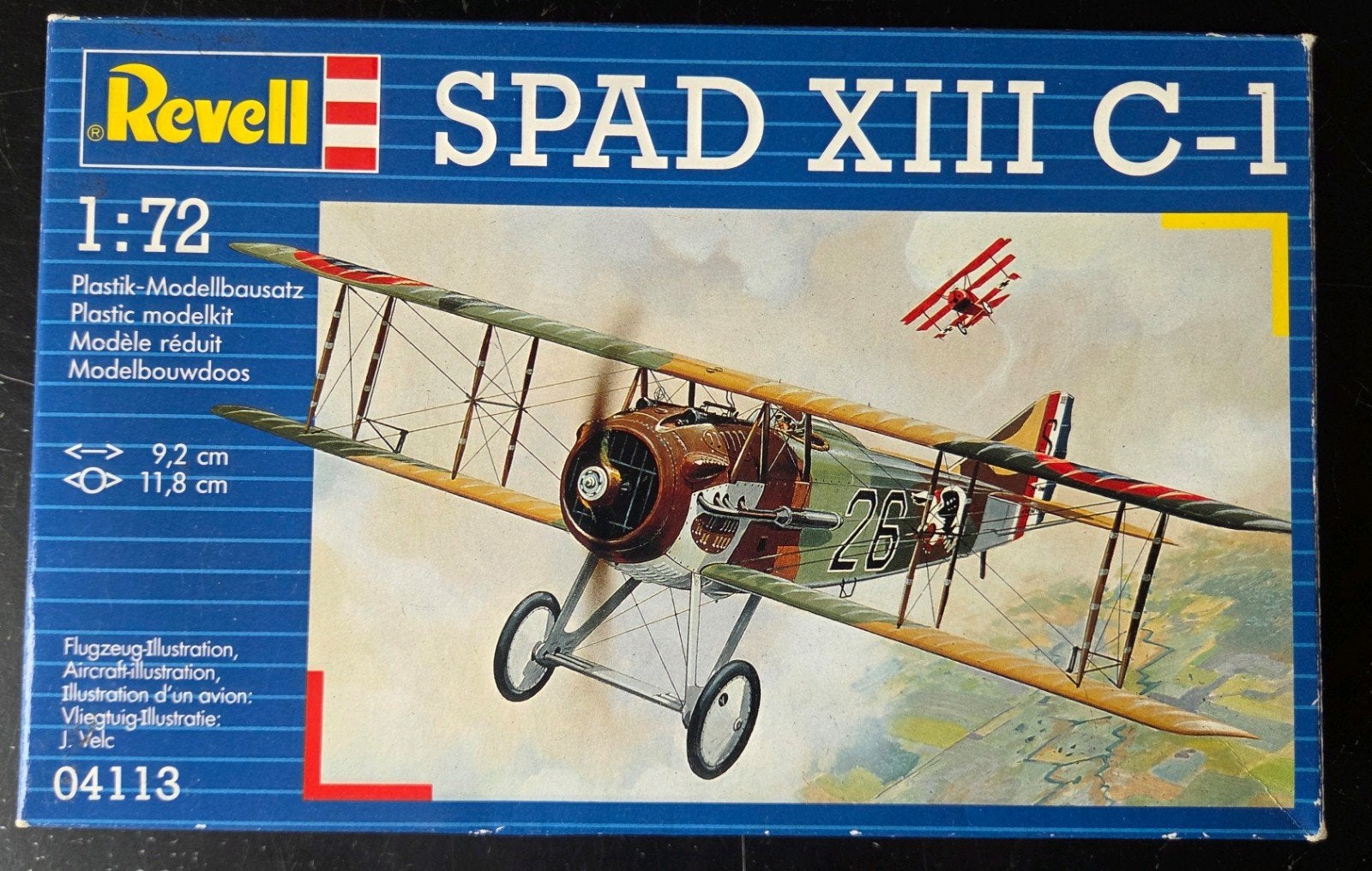 Revell SPAD XIII C-1 1:72, 1:72 tot 1:144, Revell, Ophalen of Verzenden, Zo goed als nieuw
