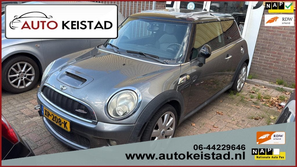 Mini Mini 1.6 JCW 211PK AUTOMAAT PANORAMA/LEDER! ELEKTRA PRO, Auto's, Mini, Bedrijf, Te koop, John Cooper Works, ABS, Airbags