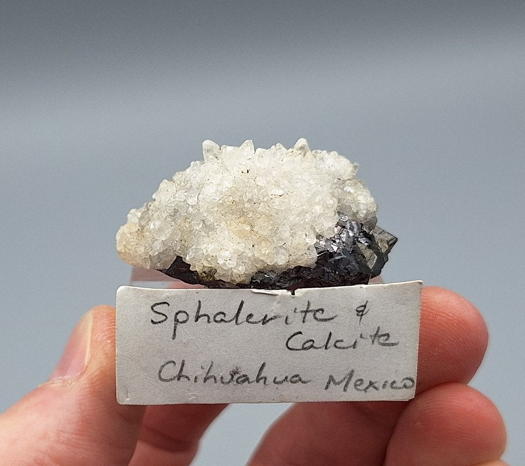 Sfaleriet, Calciet - Chihuahua, Mexico, Verzamelen, Ophalen of Verzenden, Mineraal