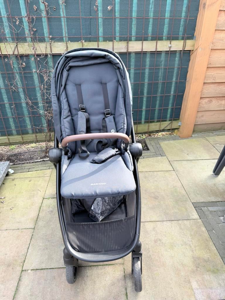 Maxi Cosi Street+ complete set!, Ophalen, Zo goed als nieuw, Maxi-Cosi, Verstelbare duwstang