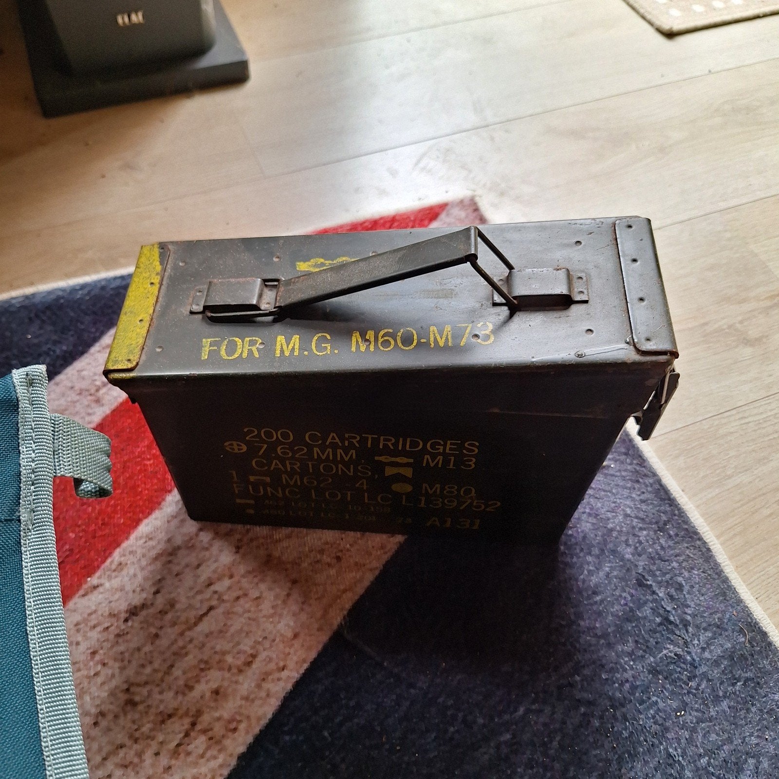 Munitiekist 7.62mm M60-M73 - Vintage Militaria, Ophalen of Verzenden