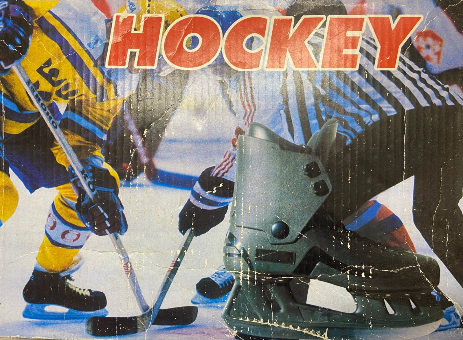 Zwarte ijshockey schaatsen maat 42, Sport en Fitness, IJshockey, Ophalen of Verzenden, Zo goed als nieuw, Schaatsen