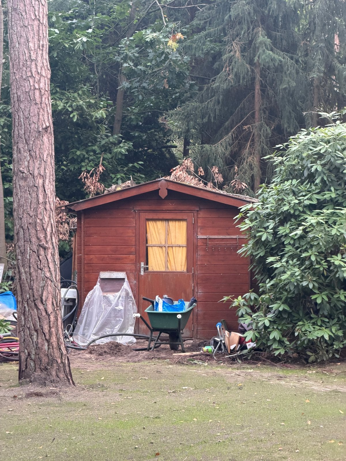 Houten tuinhuisje/schuur Holten, Tuin en Terras, Minder dan 250 cm, Schuur, Ophalen of Verzenden, 1 raam
