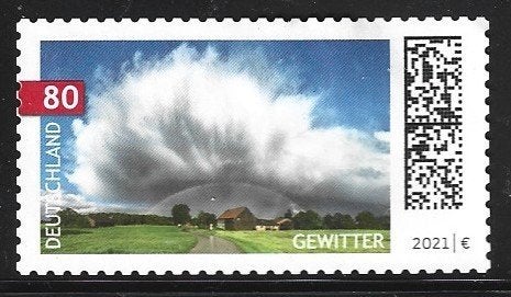 D 35 - 2021 - Duitsland/Celestrial Events, Ophalen of Verzenden, Overige landen, Gestempeld