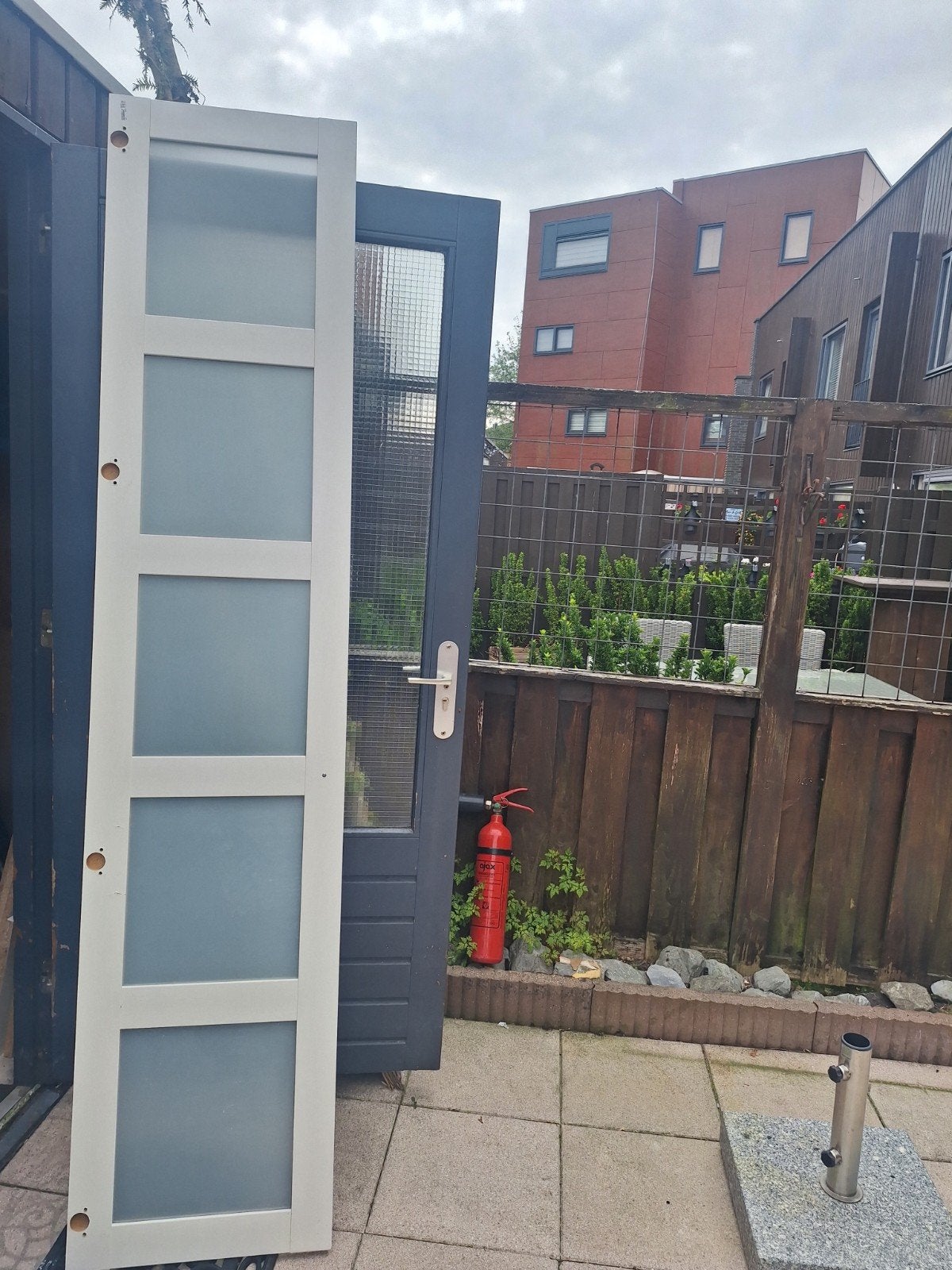 2x Pax deuren 229x50 cm zonder scharnieren, Ophalen of Verzenden, Binnendeur, 215 cm of meer