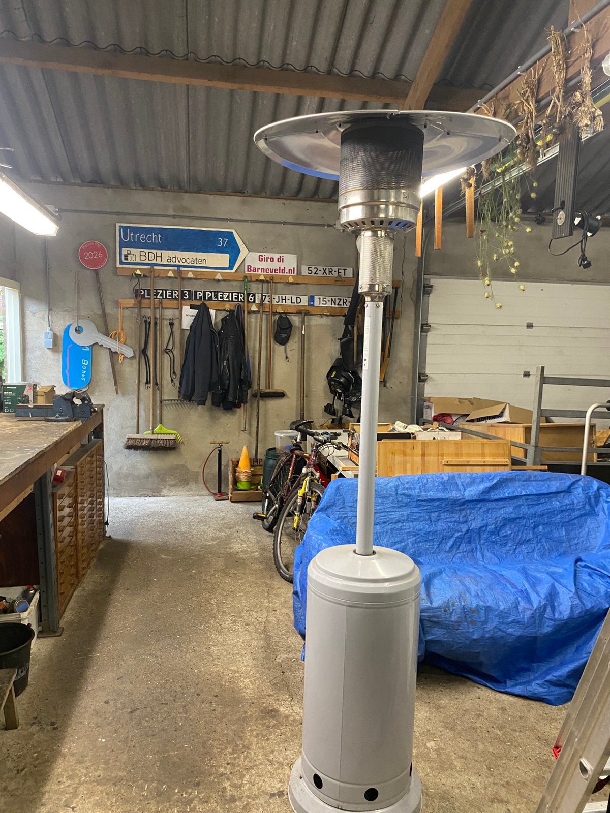 Terrasverwarmer gas, Ophalen, Gebruikt