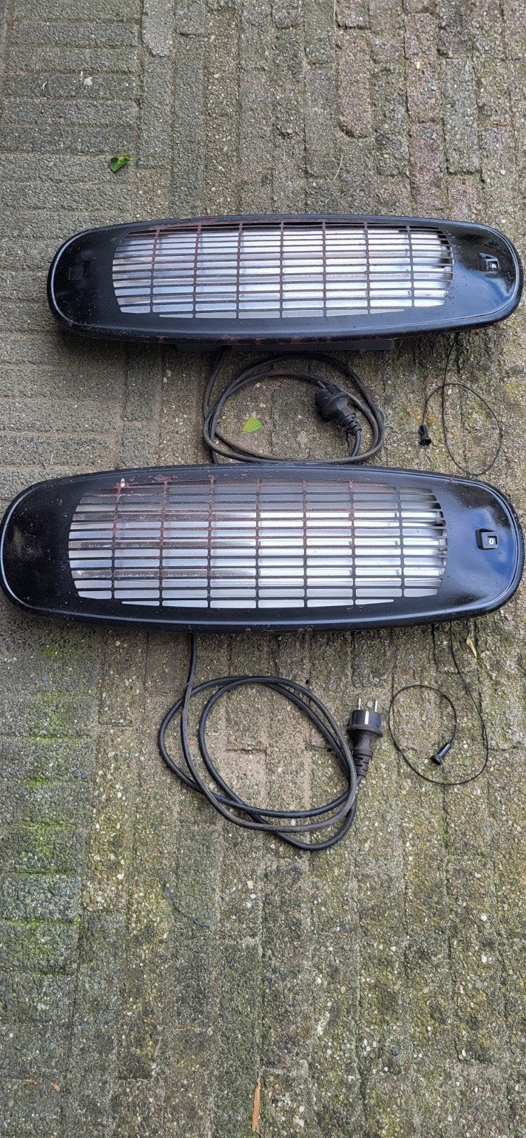 2x Werkende Heaters 2000W met 3 Standen Regelaar, Ophalen, Gebruikt, Minder dan 30 cm, Overige typen