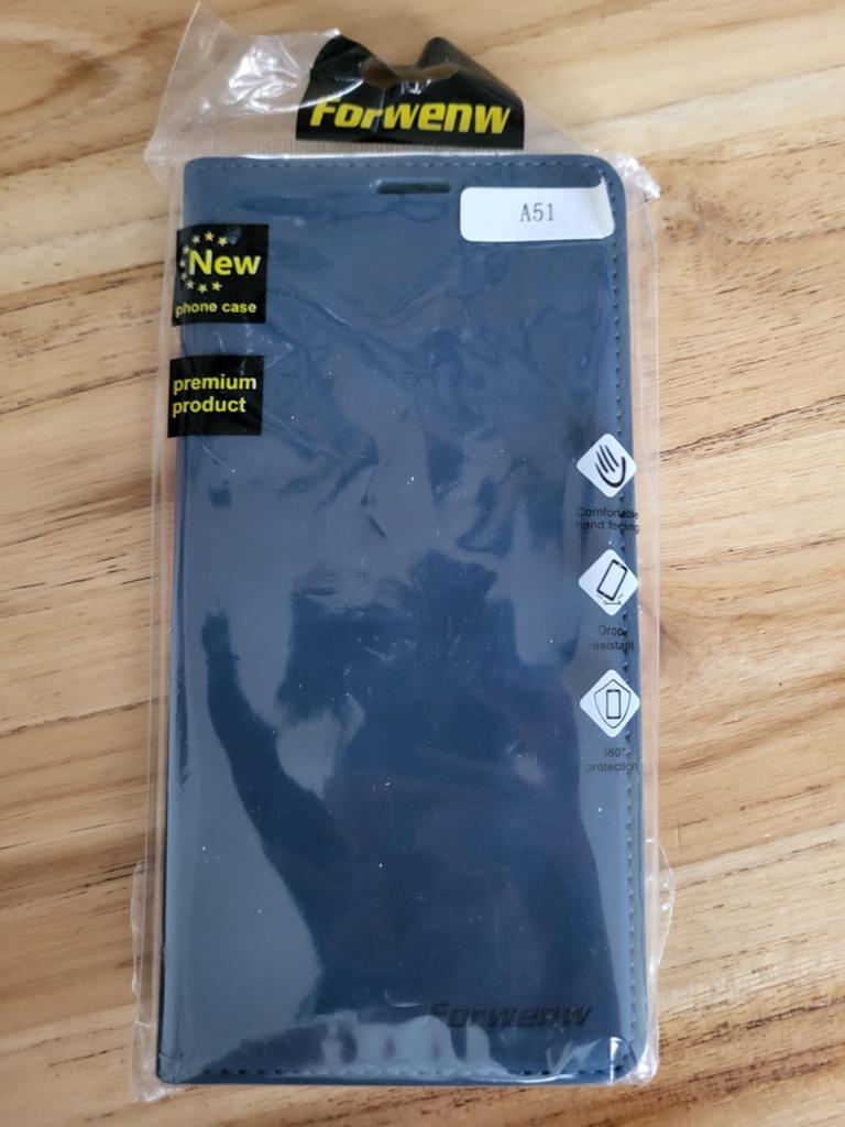 Samsung A51 telefoon hoesje kleur blauw nieuw, Ophalen of Verzenden, Nieuw, Hoesje of Tasje