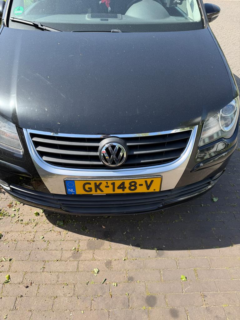 Volkswagen Touran 1.4 TSI 103KW 7P 2010 Zwart, Auto's, Volkswagen, Voorwielaandrijving, 4 cilinders, 7 stoelen, Zwart