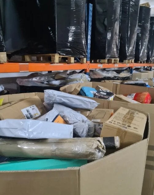 1405kg mistery partij handel kleding retour pallets samsung, Ophalen, Nieuw