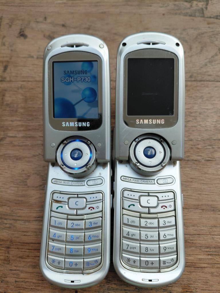Zeer Unieke Samsung SGH P-730 (1x), Ophalen of Verzenden, Zwart, Inklapmodel