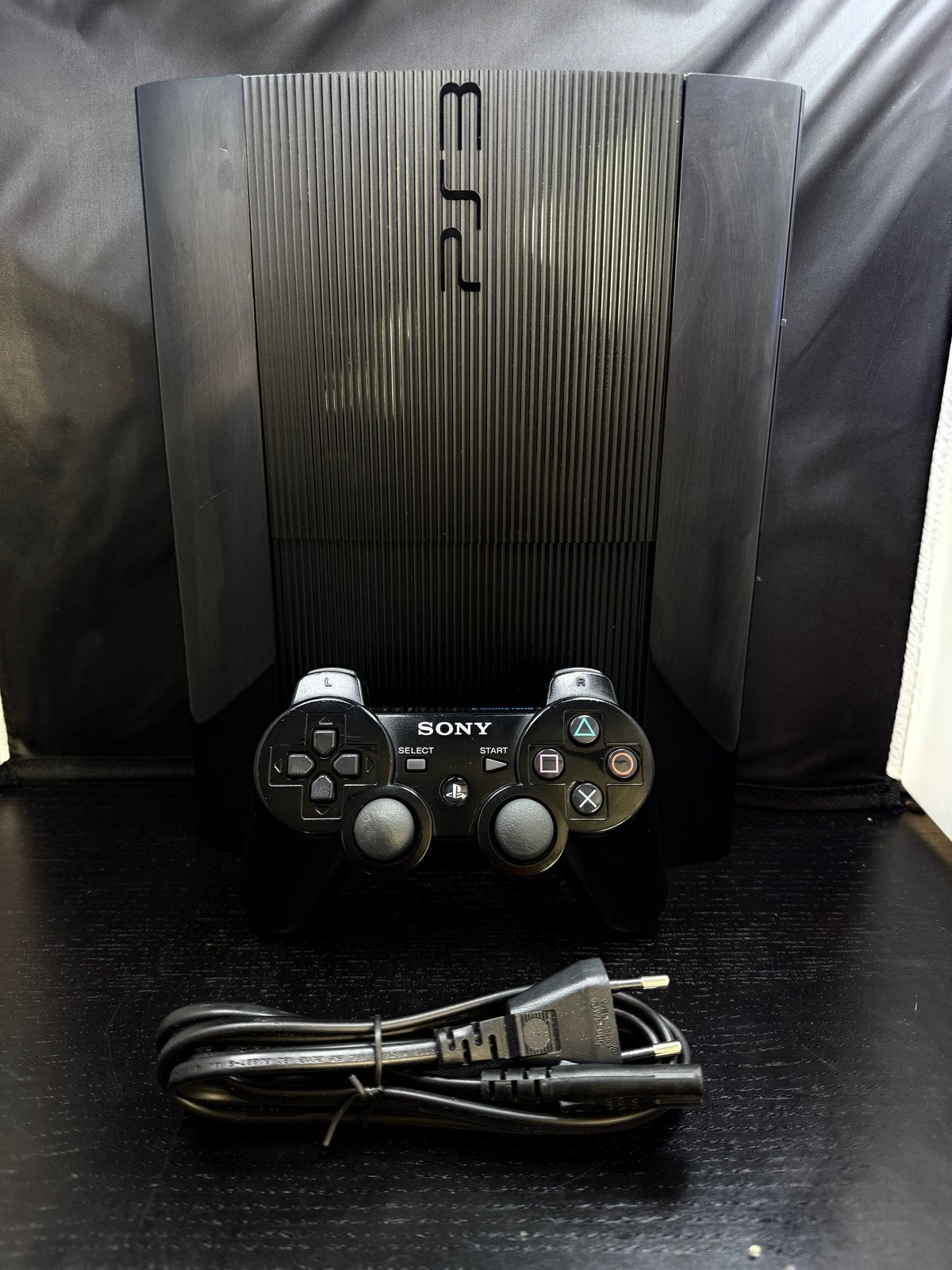 Sony PlayStation 3 Super Slim 500GB + originele DualShock 3, Gebruikt, Met 1 controller, Met harde schijf, Super Slim