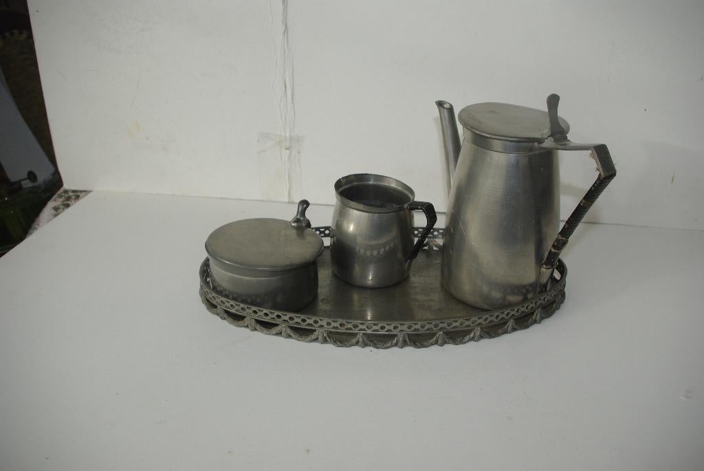 Tinnen setje, Antiek en Kunst, Antiek | Tin, Ophalen of Verzenden