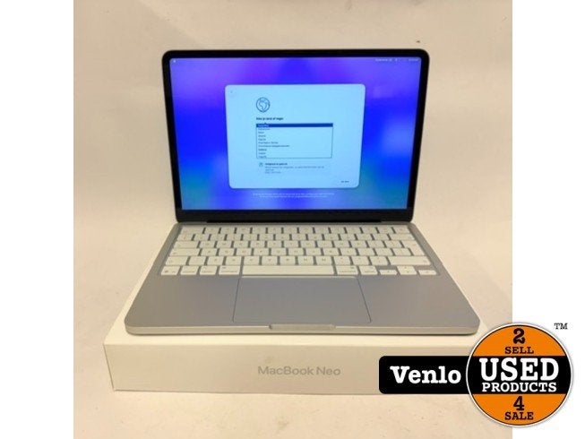 Apple MacBook Neo2026 13"|100%|Cycl9|A18 Pro|8GB|256GB| ZGAN, Apple, Zo goed als nieuw, Support@apple.com, One Apple Park Way
Cupertino, CA 95014
United States