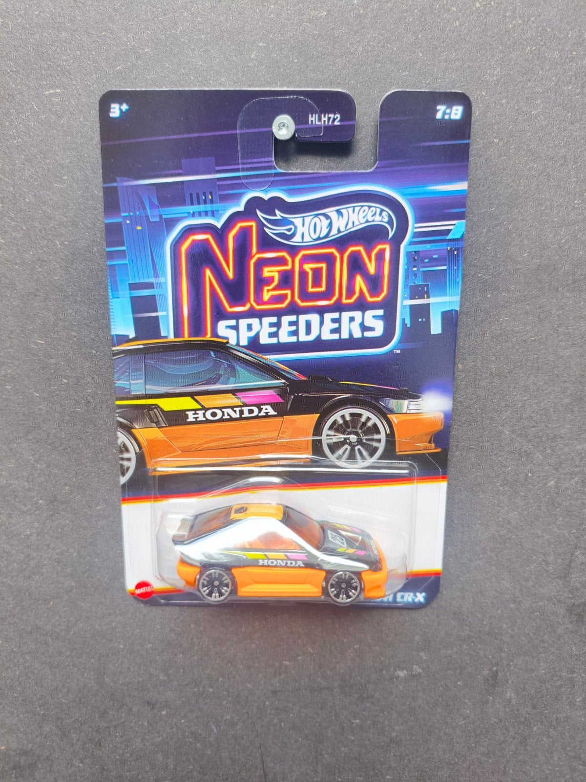 Hot Wheels Neon Speeders '85 Honda CR-X, Ophalen of Verzenden, Nieuw, Auto
