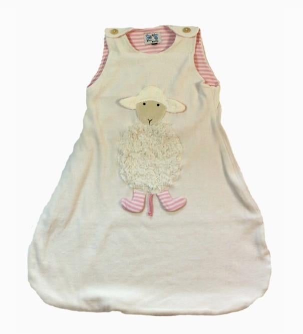 Babyslaapzak Schaap – Zachte & Ademend – 60cm - Nieuw, Ophalen of Verzenden, Nieuw, Minder dan 70 cm, Slaapzak