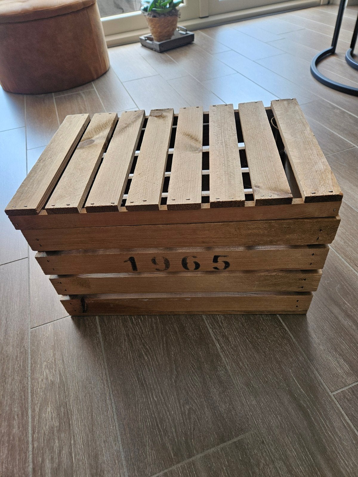 Houten kist, Huis en Inrichting, Ophalen, 50 tot 100 cm, Minder dan 50 cm