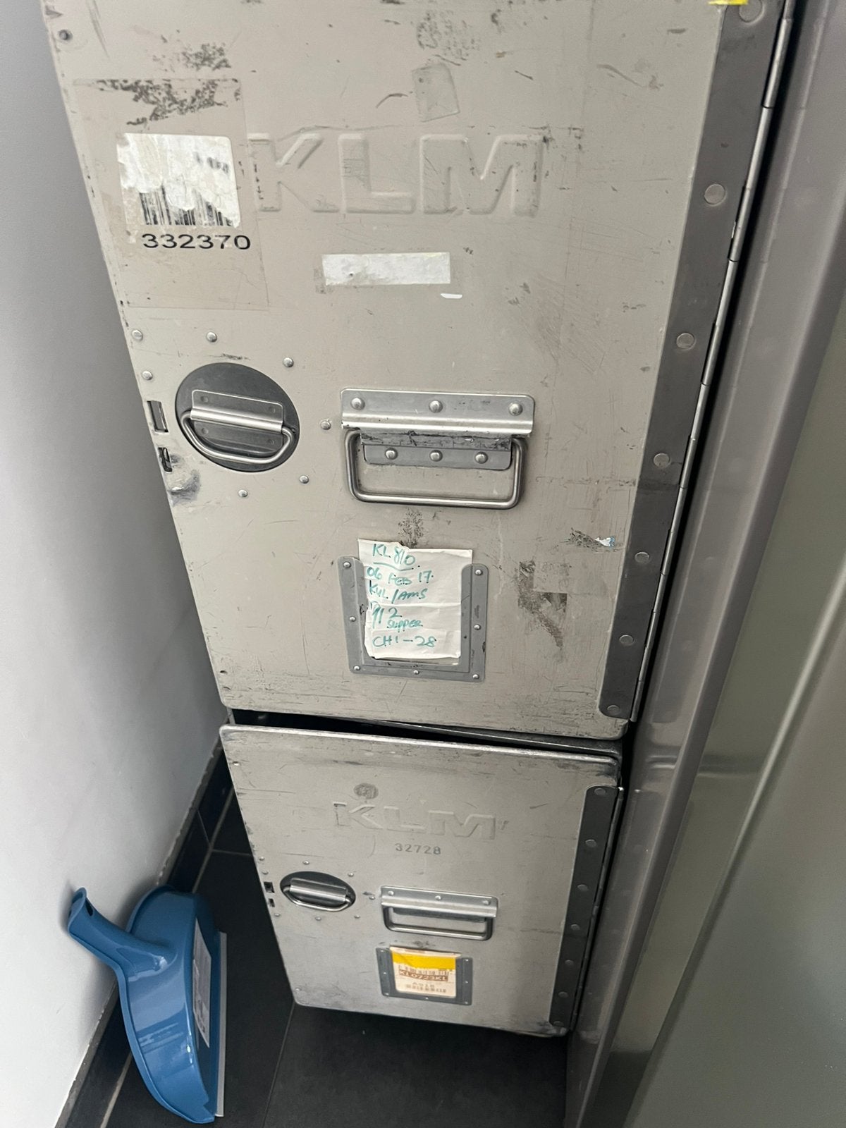 orginele KLM catering container, Huis en Inrichting, Ophalen of Verzenden, Gebruikt