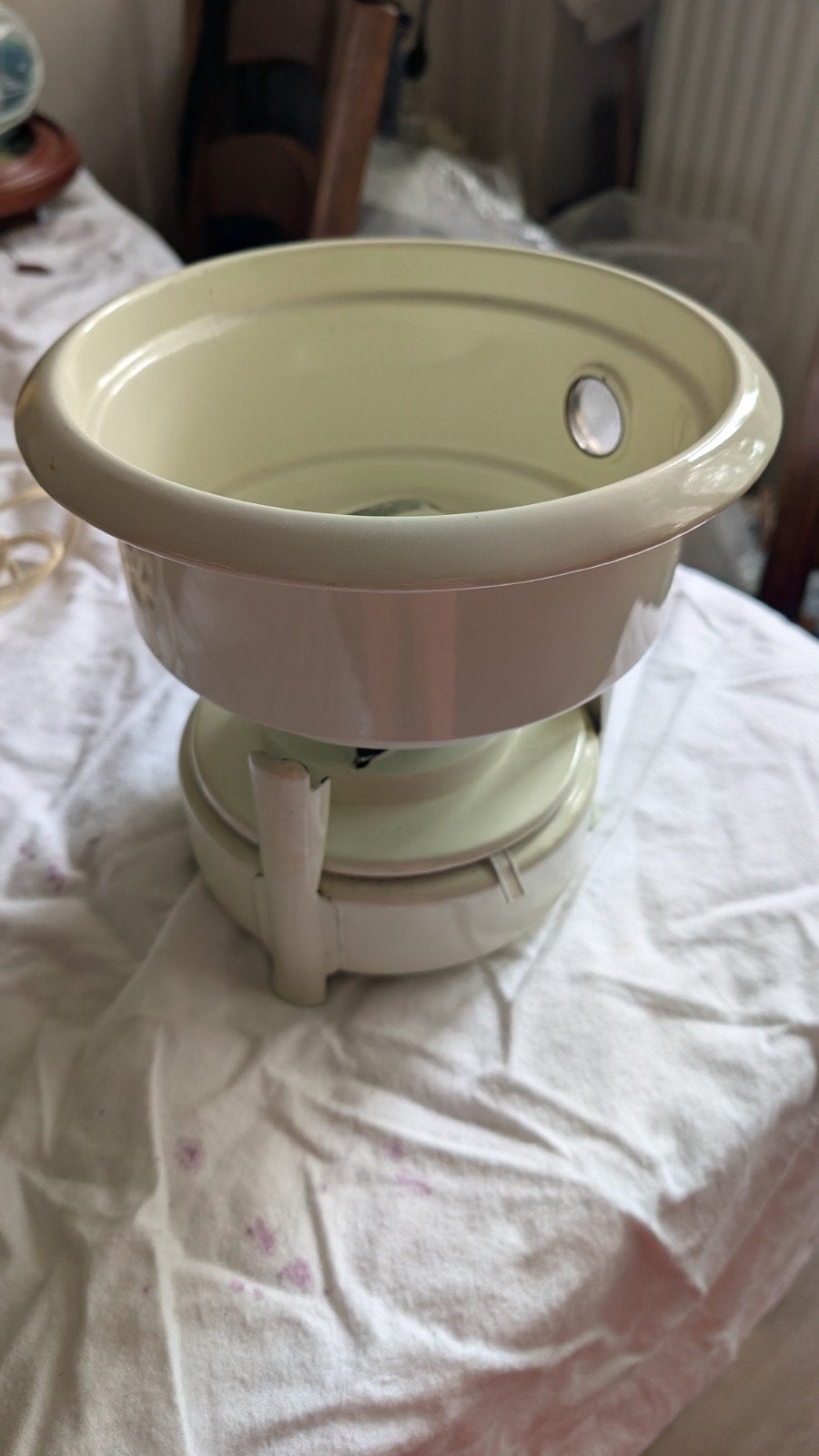 Vintage originele Haller oliestel, Witgoed en Apparatuur, Fonduesets, Ophalen, Brander, Fondueset