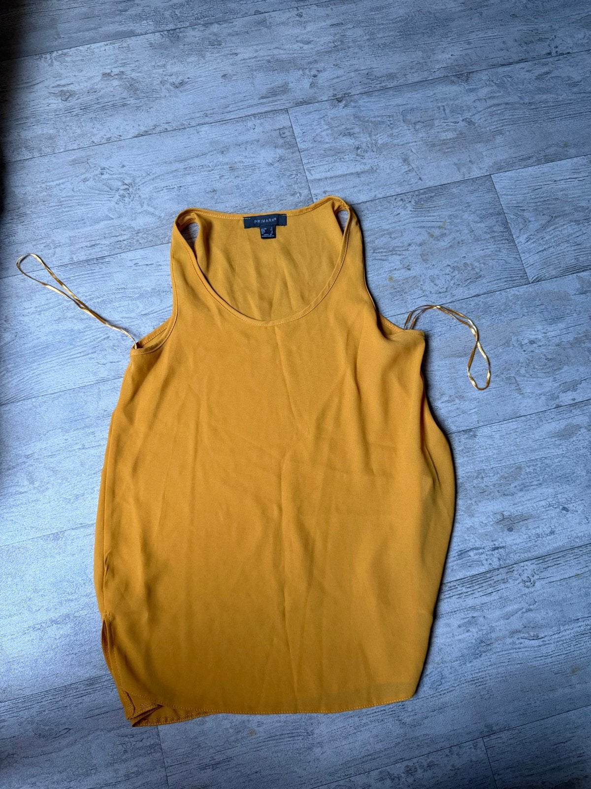 Primark Gele Top Zonder Mouwen - Maat 34 (XS), Geel, Ophalen of Verzenden, Zo goed als nieuw, Zonder mouw