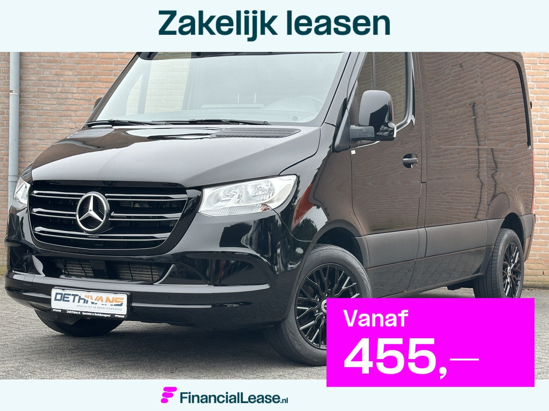 Mercedes-Benz Sprinter 214CDI 143PK 9G-Tronic / M-Bux / Came, Stof, Gebruikt, 2020 kg, Zwart