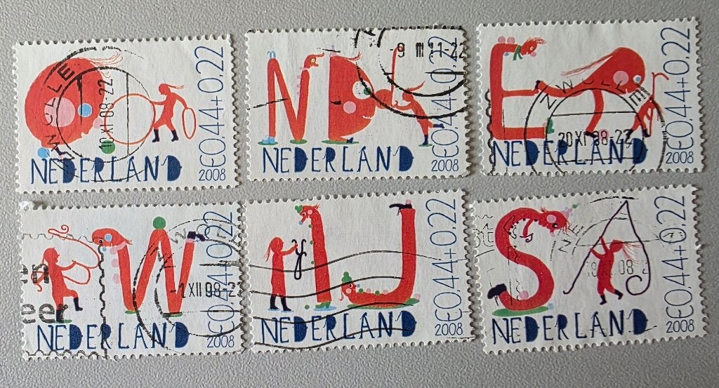 Nederland 2008: Kinderpostzegels 'Onderwijs' - Gestempeld, Ophalen of Verzenden, Na 1940, Gestempeld