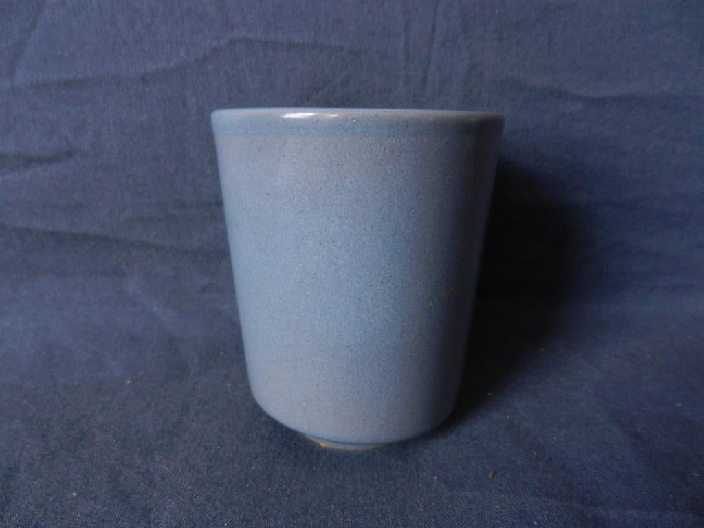 Blauw aardewerk lepelvaasje voor Keltum h. 9,4 cm (niet), Ophalen of Verzenden