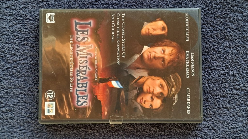 Les Miserables "Liam Neeson, Claire Danes", Cd's en Dvd's, Alle leeftijden, Ophalen of Verzenden, Zo goed als nieuw