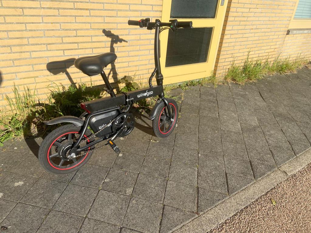 Windgoo B20 elektrische vouwfiets, Fietsen en Brommers, Elektrische fietsen, Minder dan 30 km per accu, Zo goed als nieuw, Minder dan 47 cm