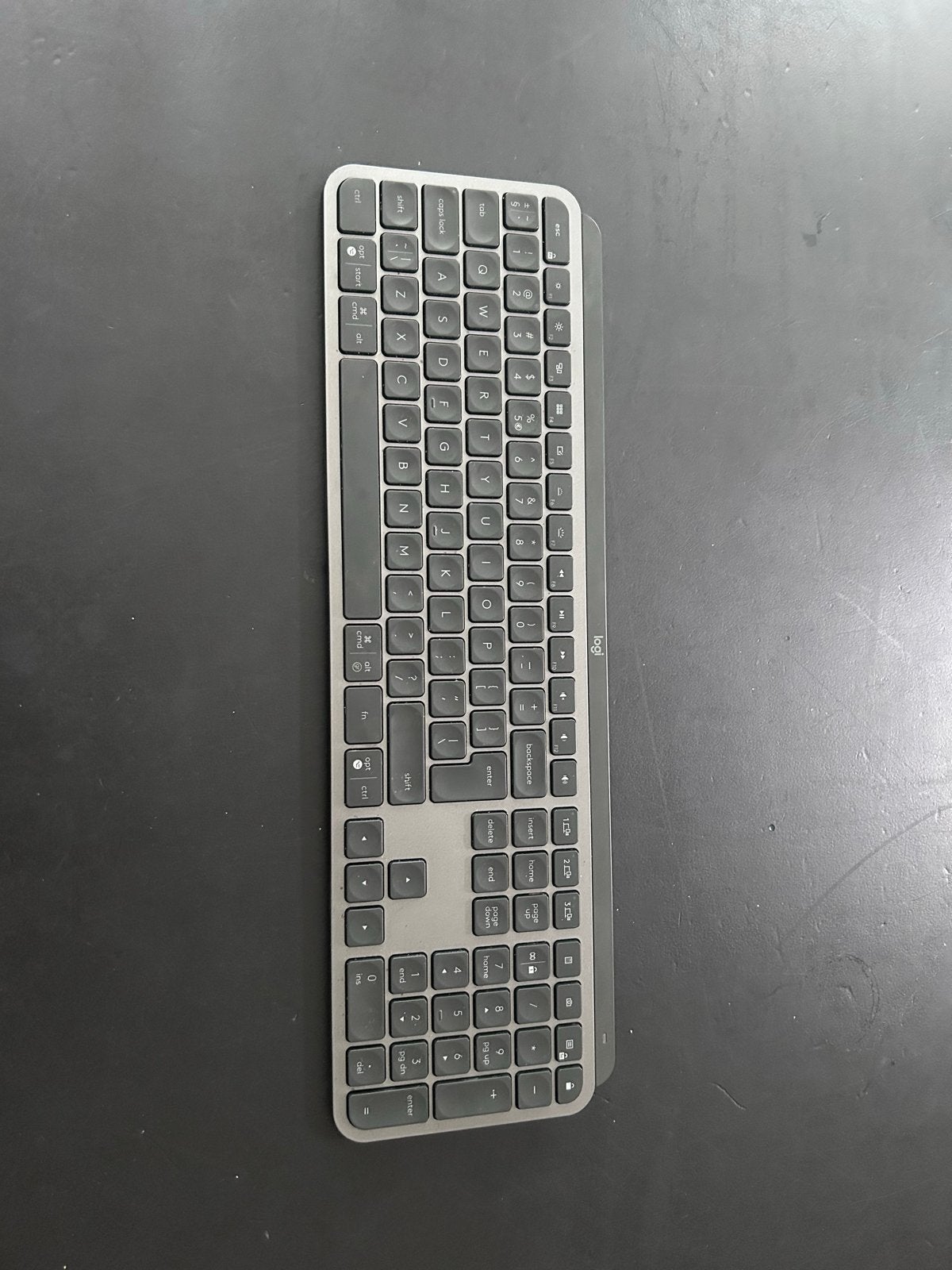 Logitech MX Keys Draadloos Toetsenbord - Qwerty, Ophalen, Draadloze ontvanger, Zo goed als nieuw, Draadloos