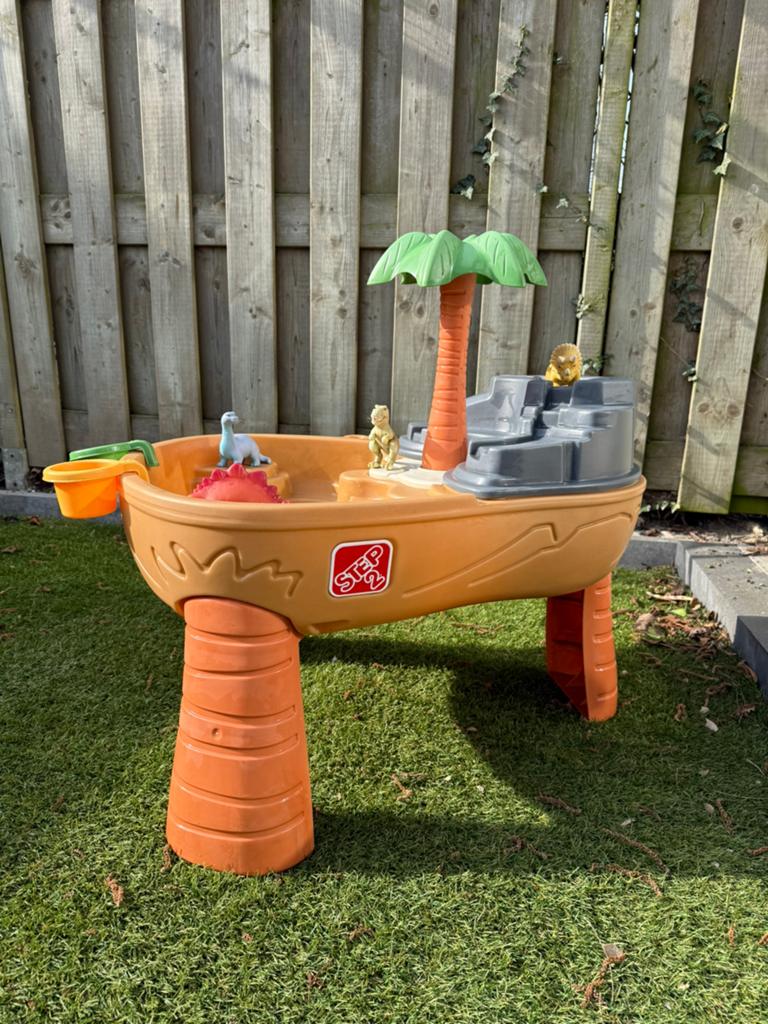 Dino eiland zand watertafel, Ophalen, Zo goed als nieuw