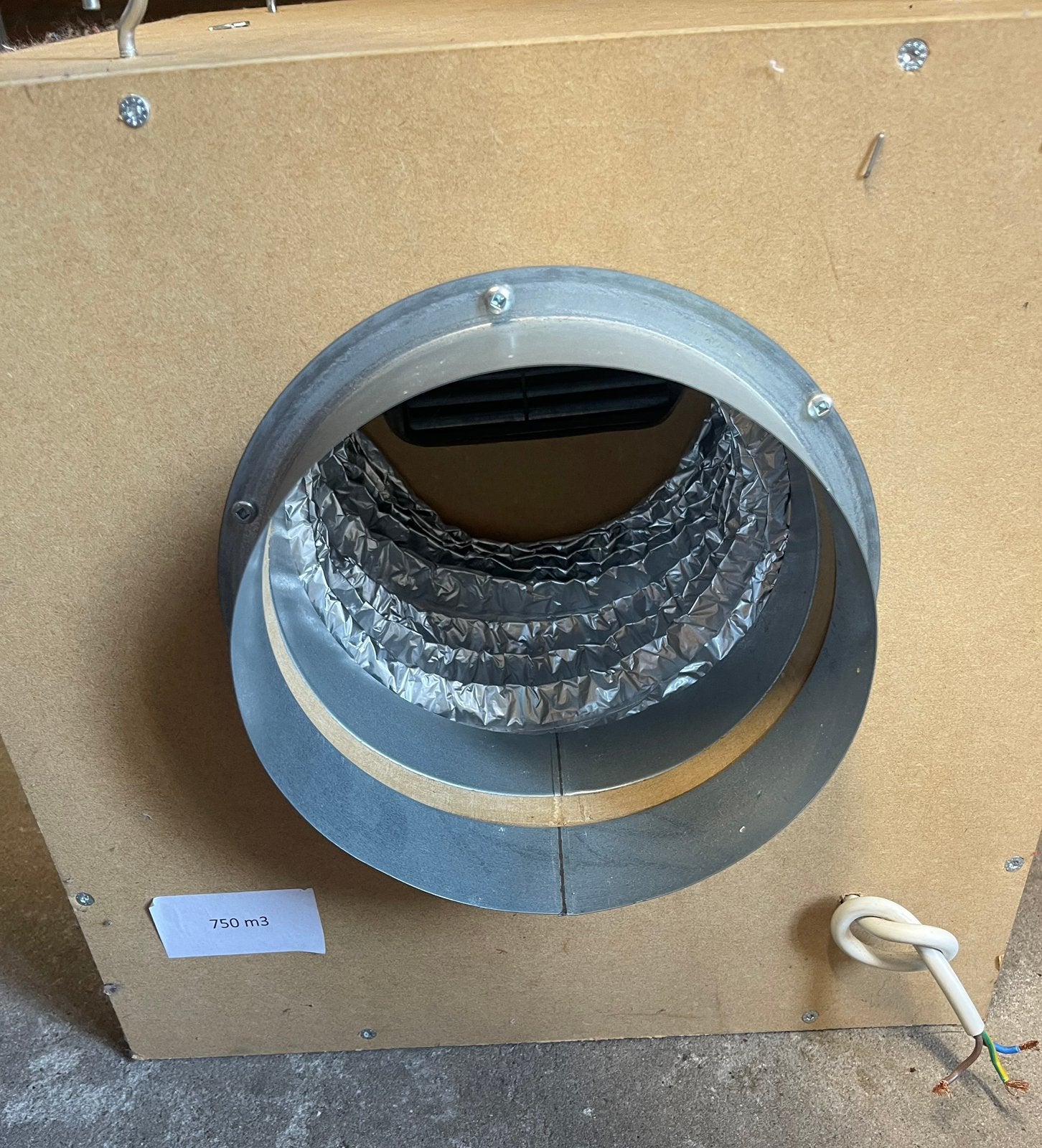 Afzuigkist soft box mdf 750m3, Ophalen, Zo goed als nieuw, Afzuiger
