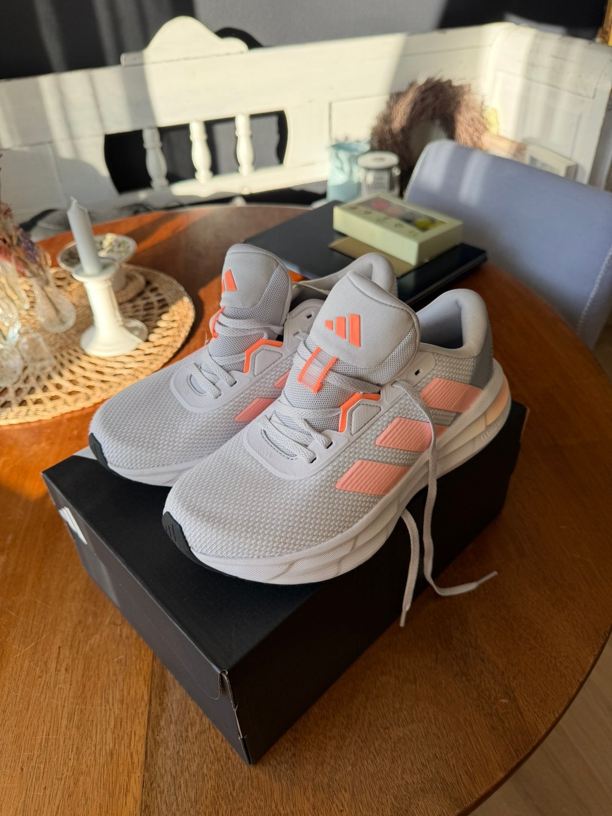Nieuwe Adidas Galaxy 7 W hardloopschoenen - Maat 38 2/3, Kleding | Dames, Ophalen of Verzenden, Nieuw, Wit, Sportschoenen