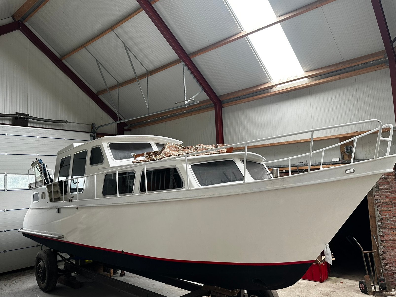Eemsjacht Kajuitboot afbouw project, bovenbouw geheel nieuw., Watersport en Boten, Ophalen, Overige merken, Gebruikt, Staal