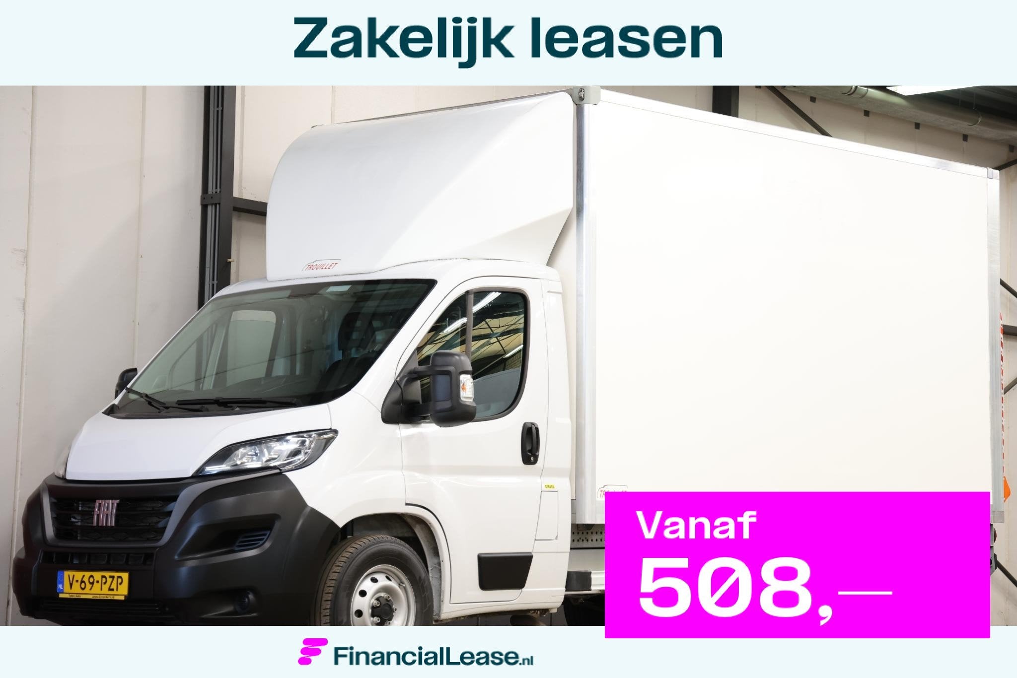 Fiat Ducato BAKWAGEN MEUBELBAK LAADKLEP, Stof, Gebruikt, Euro 6, 4 cilinders