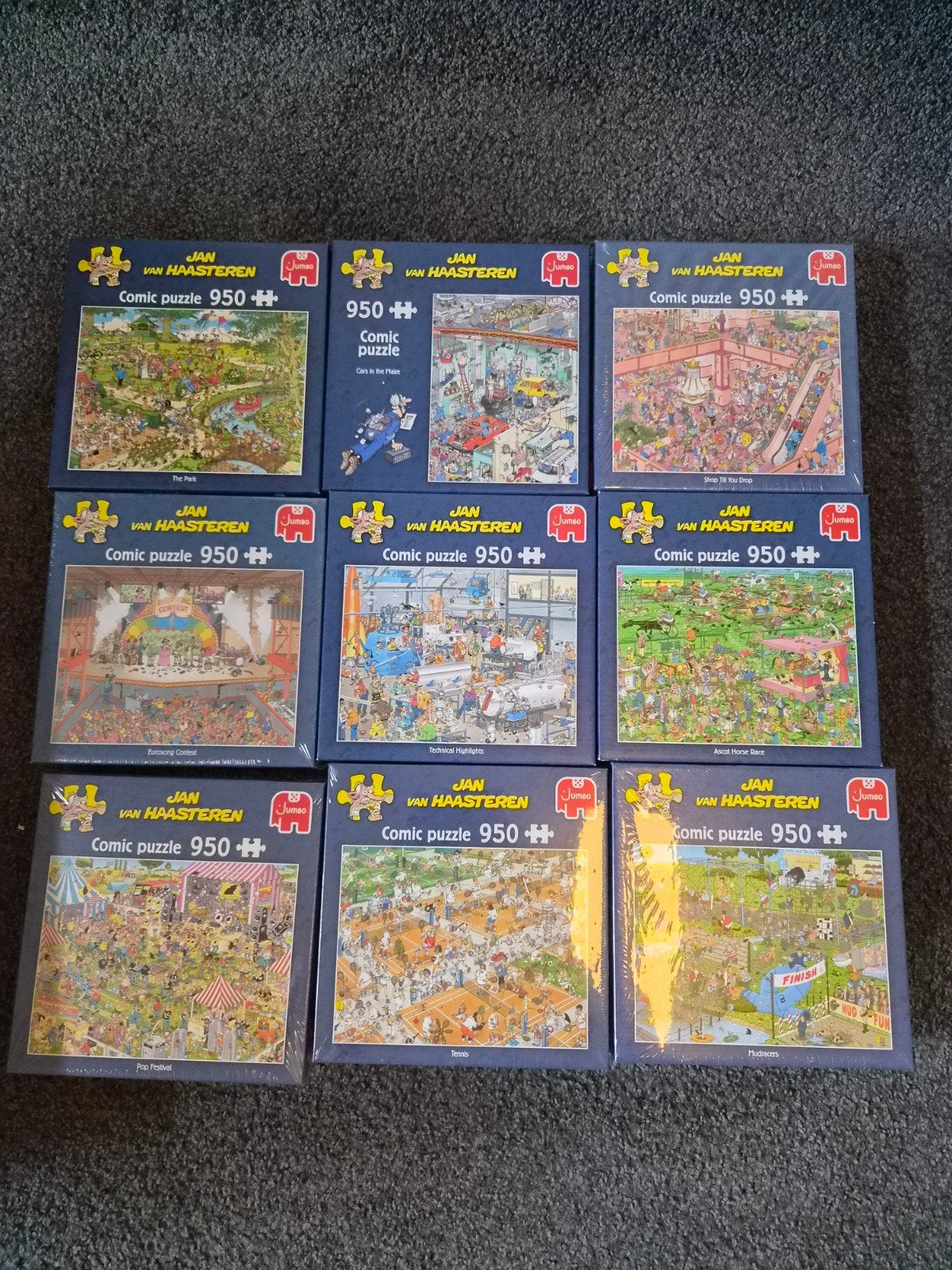Jan van Haasteren Puzzels 500 / 950 /1000 en 2000 Stukjes, Ophalen of Verzenden, Meer dan 1500 stukjes, Zo goed als nieuw, Legpuzzel