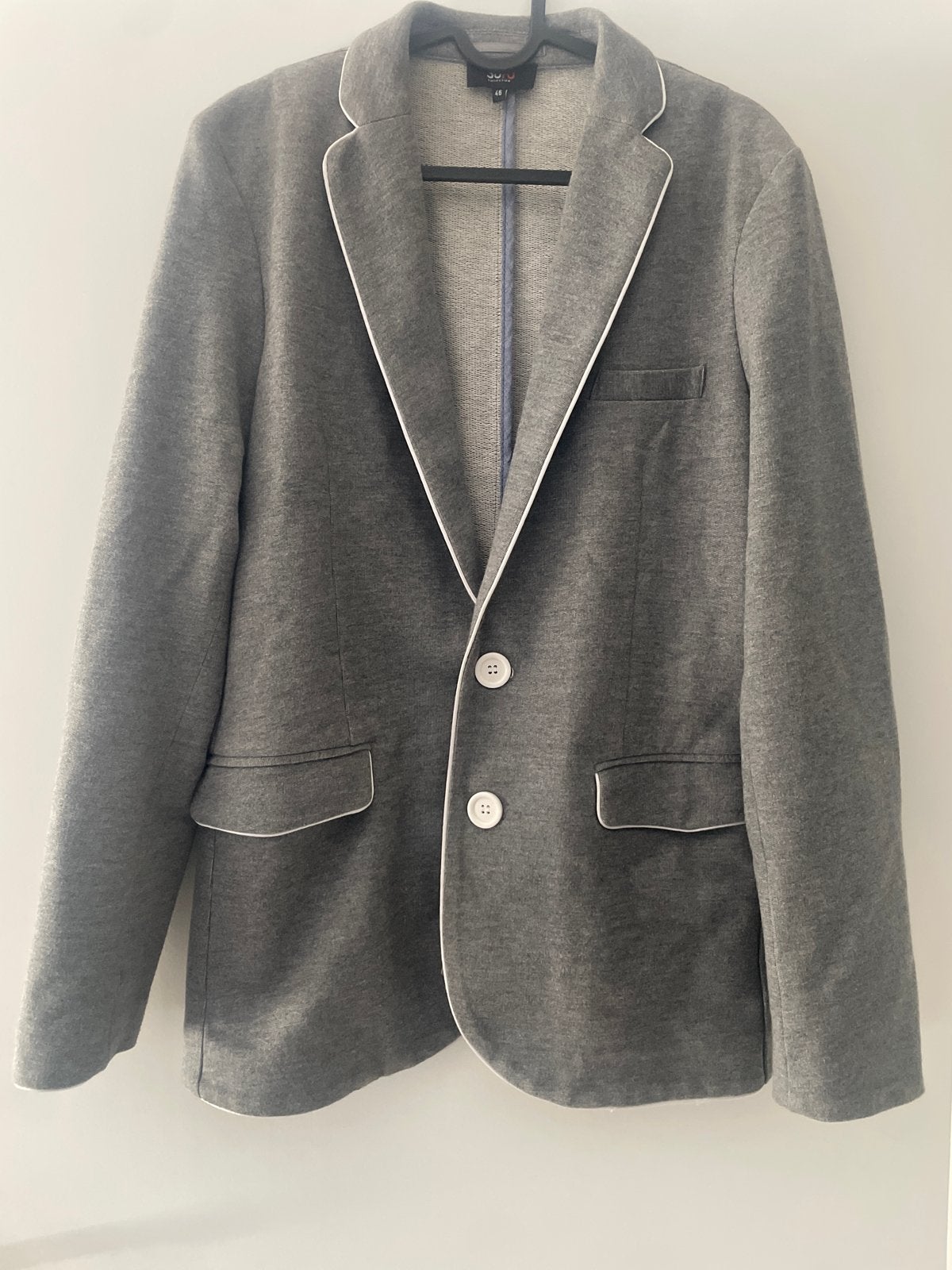 Soho Collection Grijs Colbert Maat 46, Ophalen of Verzenden, Zo goed als nieuw, Maat 46 (S) of kleiner, Grijs