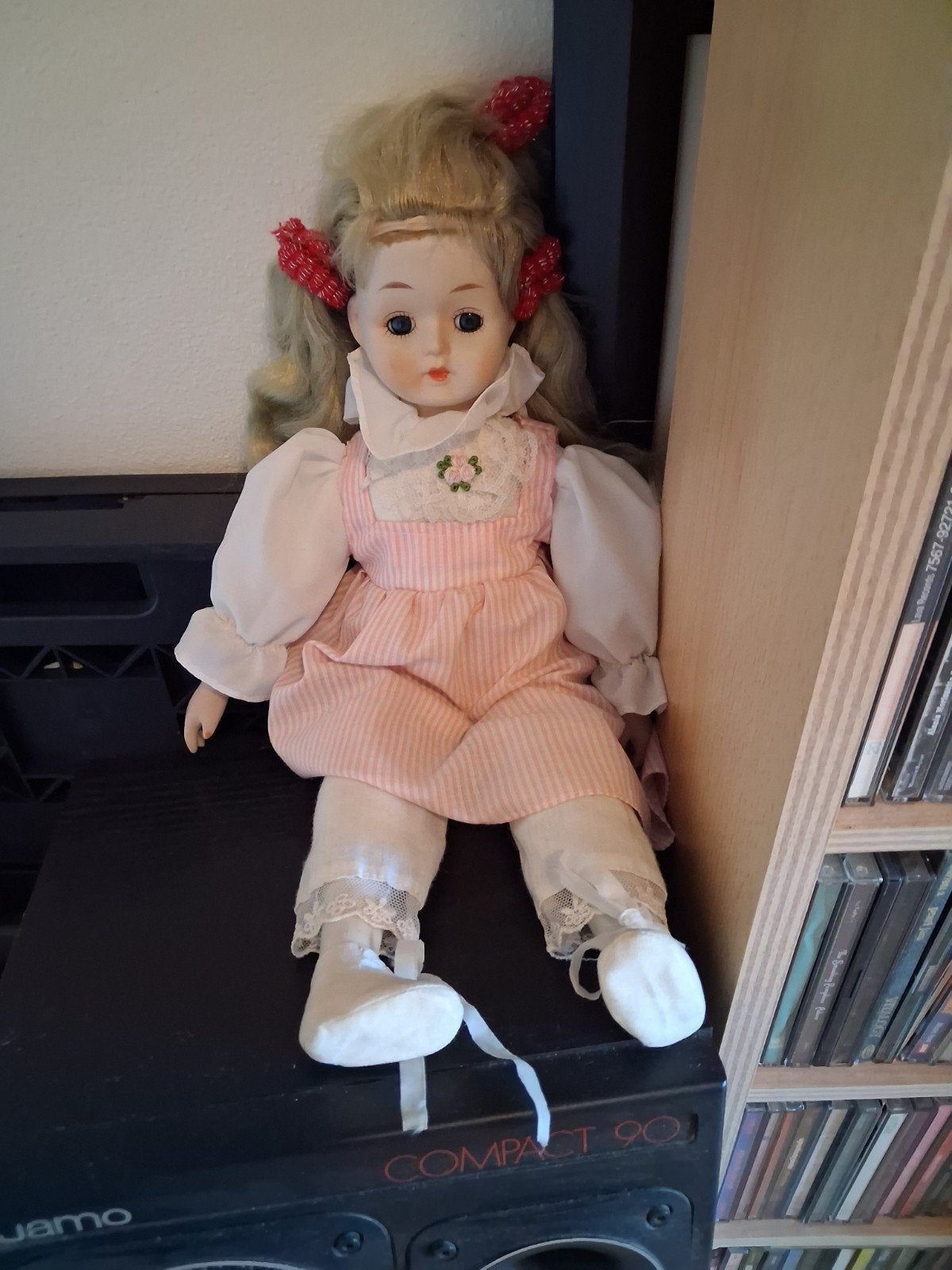 pop porcelain dame, Antiek en Kunst, Ophalen of Verzenden