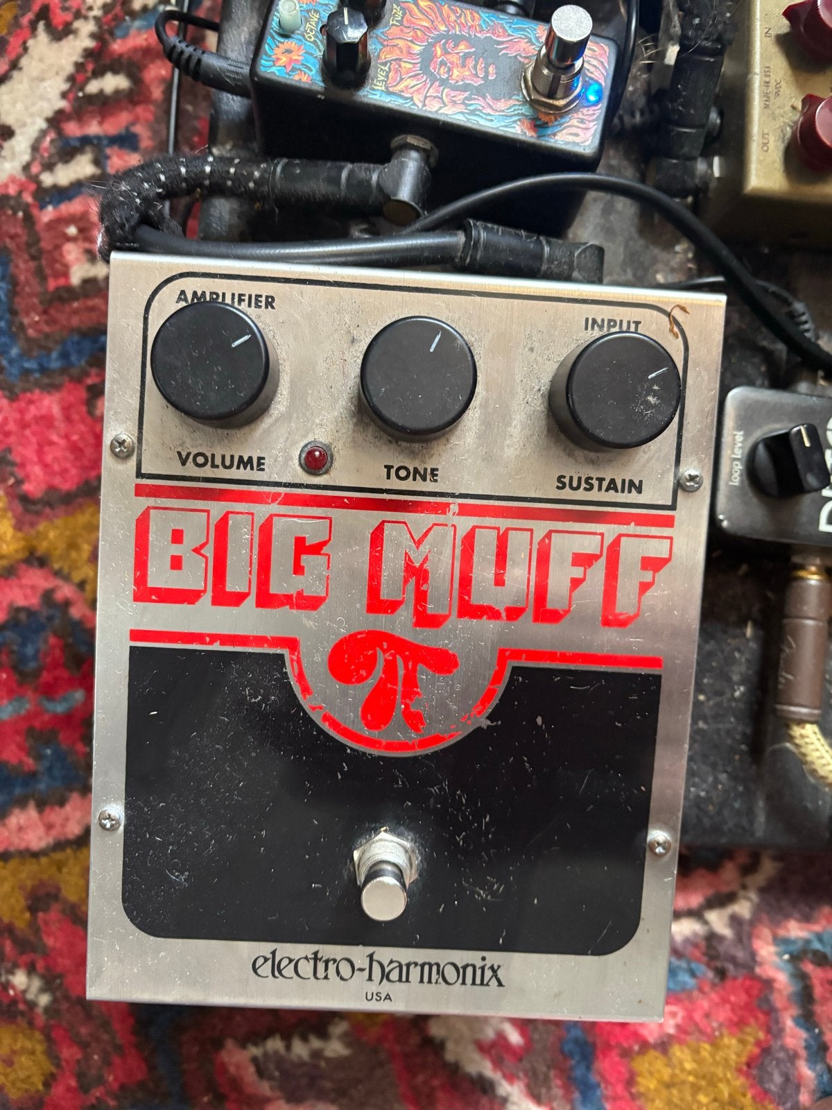 Electro-Harmonix Big Muff Pi Fuzz Pedaal, Ophalen of Verzenden, Gebruikt, Distortion, Overdrive of Fuzz