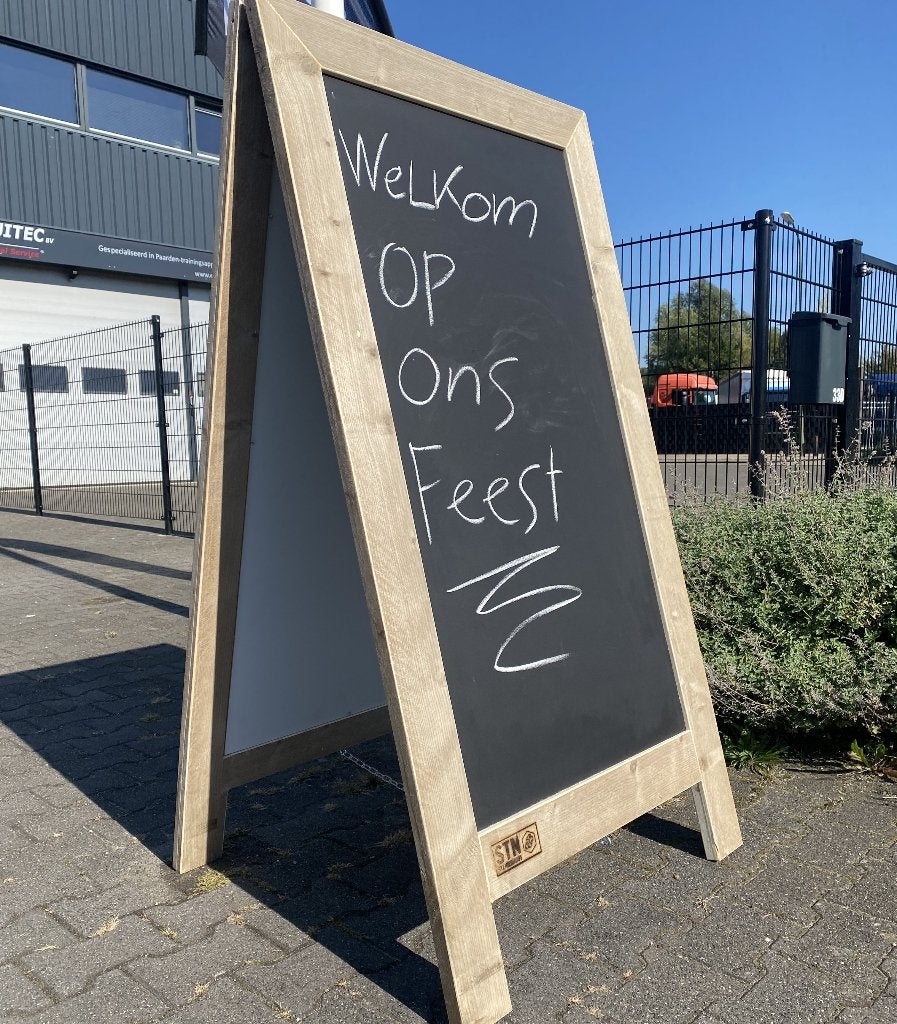 Krijt stoepbord - Huren, Ophalen of Verzenden, Nieuw, Overige
