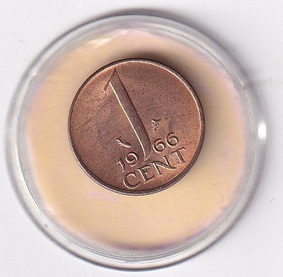 1 Cent 1966 b Prachtig, Verzenden, Koningin Juliana, 1 cent, Losse munt