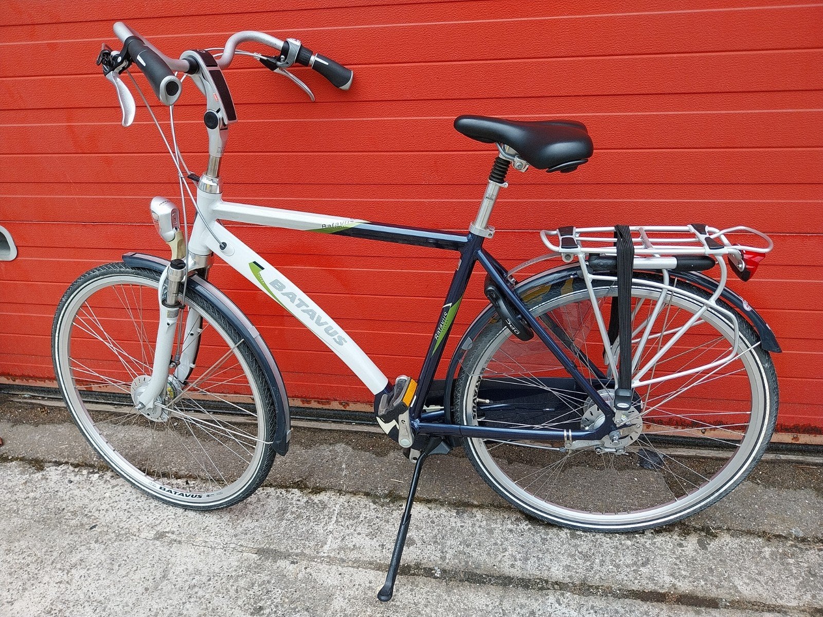 Batavus Toledo Herenfiets + Batavis Mambo dames + twinload, Ophalen, Zo goed als nieuw, Batavus, Versnellingen