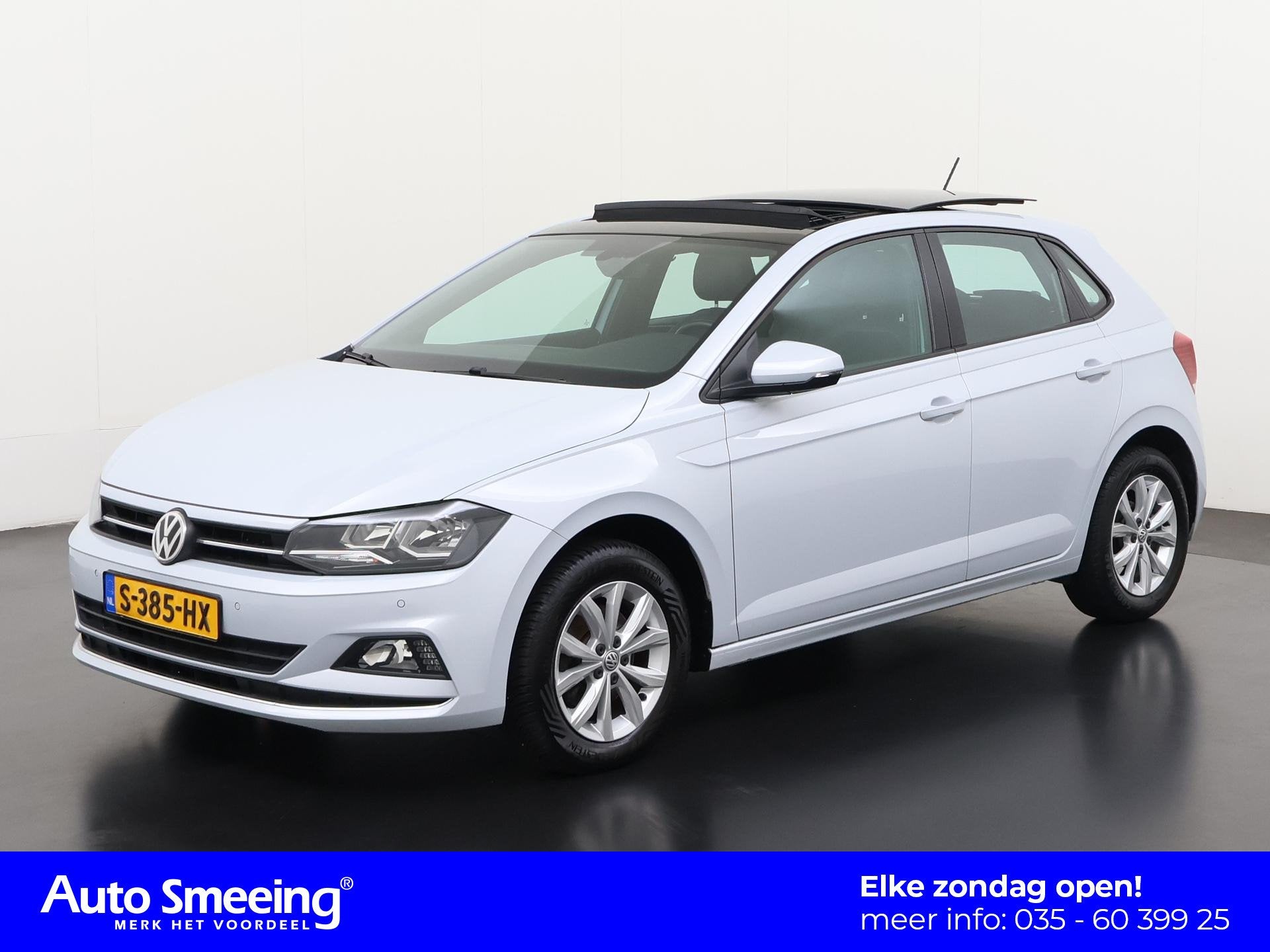 Volkswagen Polo 1.0 TSI Highline DSG | Schuifdak | Adaptief, Auto's, 12 maanden, Stof, Gebruikt, 116 pk